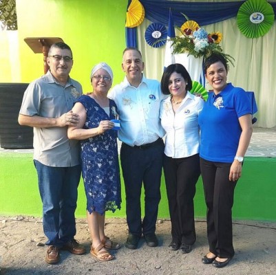 Héctor Ardon, Olga Trejo de Ardón, Juan Carlos Atala, Cira Alvarenga e Ivette Martínez