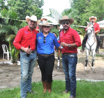 Napoleón Zelaya, Keyla Rivera y Julio Paz