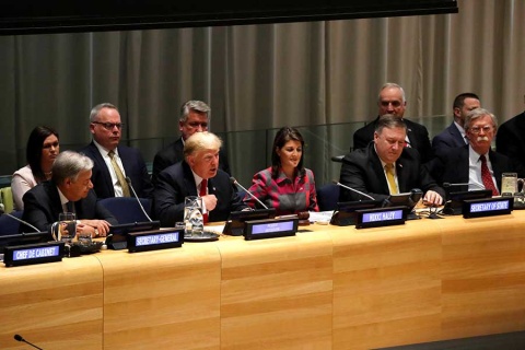 Trump pidió en la ONU la cooperación internacional para desmantelar producción de drogas