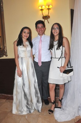 Vanessa Morales, Luis Enamorado y Victoria Enamorado