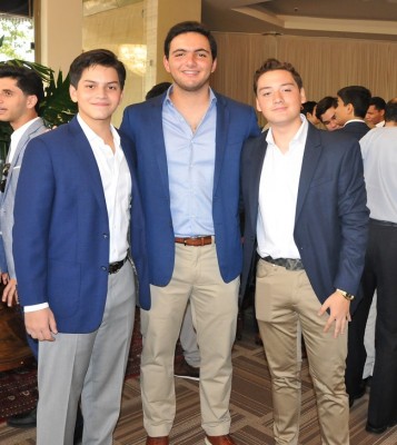 Edgar Matute, Rodrigo Zummar y Edwin Rosenthal