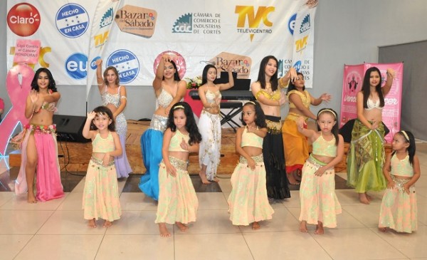 La Escuela de Artes Múltiples AHLAM realizó una presentación muy especial durante el lanzamiento de la Campaña Rosa del Molino Harinero Sula.