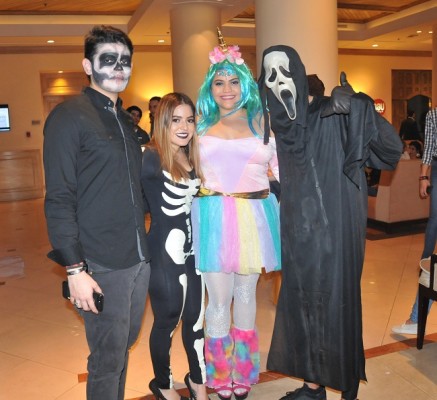 Las Calaberas (Aaron Merino y (Denisse Ferrari, El Unicornio (Sayda Napky) y Scary Movie (Kenneth Castillo)