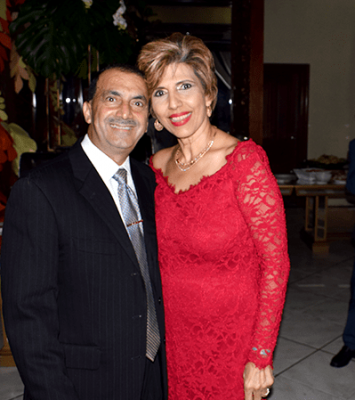 Lilian Faraj de Jaar y su esposo el Dr. José Jaar