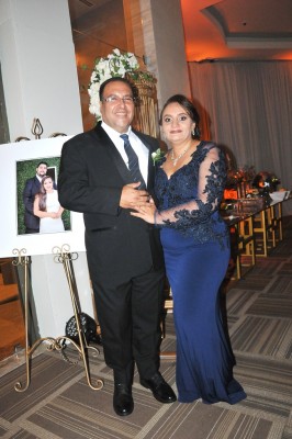 Los padres de la novia, Débora Rivera Flores y Martín Ramón Galo