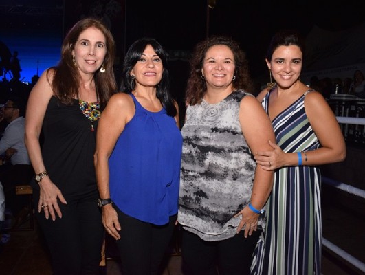 Mary Segere, Patricia de Alvarenga, Emma Shugert y Cristina Saho