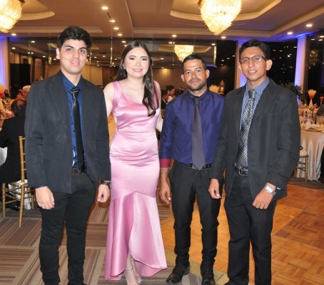 Eduardo Limas, Cesia Rojas, Franklin Morataya y Jackson Argueta