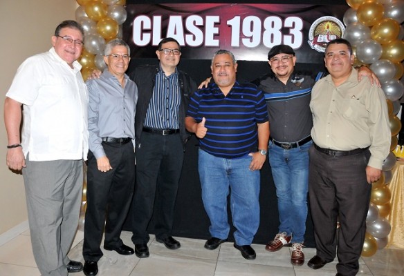 Filiberto Díaz, René Fasquelle, José Edgardo Sandoval, Melvin Rosales, Jaime Banegas y Carlos Hernández