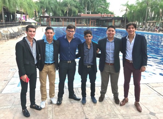 Jesus Maldonado, Orbin Cabrera, Ian Bobadilla, Cristian Antunez, Nelson Morales y Ricardo Castellanos