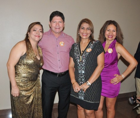 Martha Calona, Luis Enamorado, Brenda Noriega y Ela Carranza