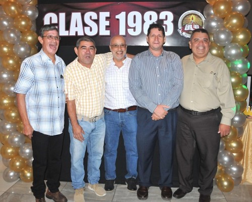 Orlando Fasquelle, Alfredo Maltez, Carlos Benatton, Herman Vogelsang y Carlos Hernández