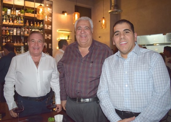 Afif Dieck, Kamal Dieck y Mario Roberto Faraj