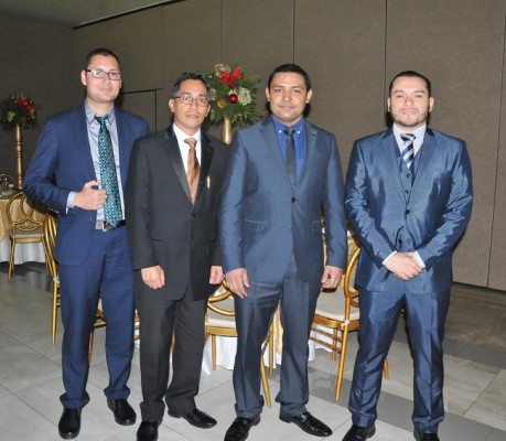 Claudio Gutiérrez, Neptalí Zúniga, Luis Aquino y Ramón Hernández