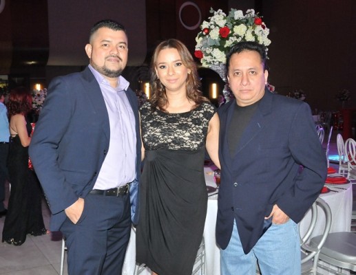 Jorge Mateo, Cecilia Licona y Wilfredo Madrid