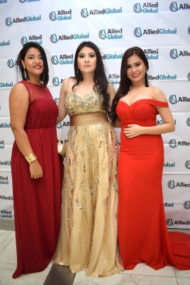 Lizeth Reyes, Delcy Serrano y Alejandra Orellana