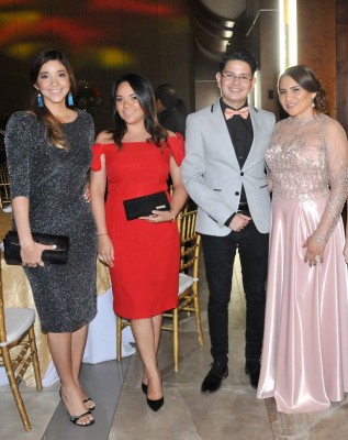 Marcia Rojas, Maryori Oviedo, Rafael Castellanos e Ilda Amaya