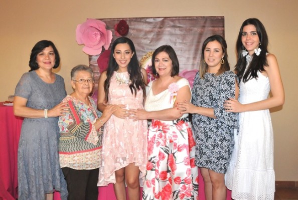Marisol Cárdenas, Gladys Pineda, Eliana Esmeralda de Mejía, Susan Martínez, Valerie Andonie y Andrea Monterroso