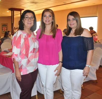 Suyapa de Ocampo, Brenda de Castillo y Jackie de Zelaya