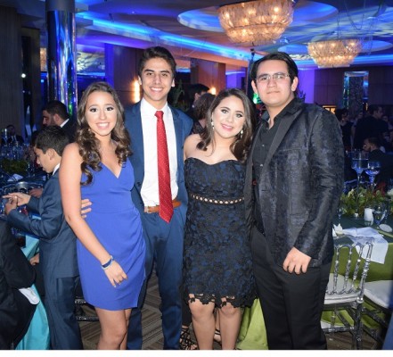 Alicia Tinoco, Juan Valladares, Andrea Jordan y Arturo Rodezno