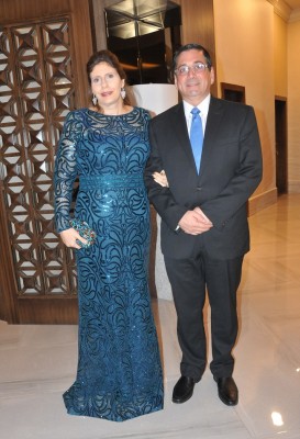 Mario Kafati y su esposa, Natalia Kafati