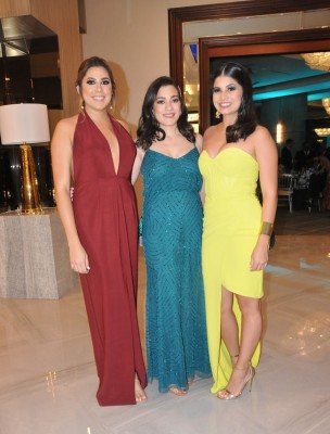 Michelle Marzan, Gabriela Handal y Paola Márquez