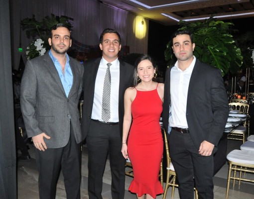 Tarek Romero, Afif Dieck Jr, Gaby Soto y Ofer Ronen