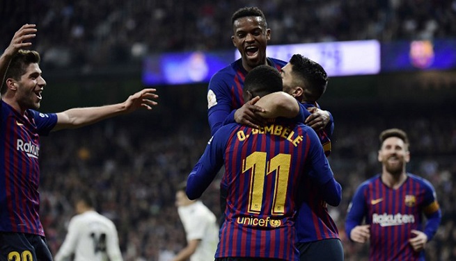 Barcelona goleó 0-3 al Real Madrid y consiguió el pase a la final de la ...