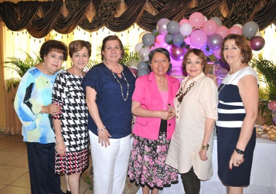 Elena de Asaf, Lizeth Nassar, Rita Simón, Sonia Reyes, Vilma Rosales y Rabab Handal