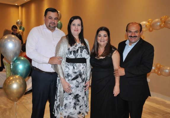 Jesús Alvarado, Claudia Fajardo, Rosa María Segura y Armando Sauceda
