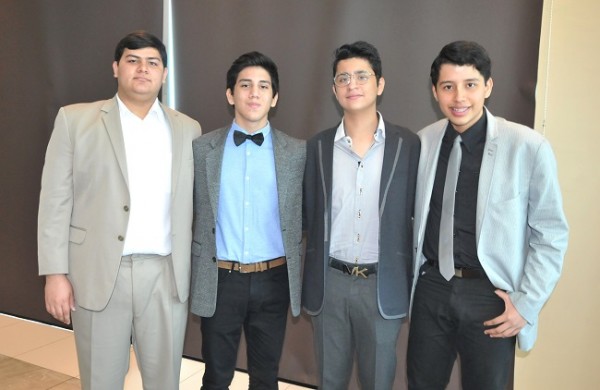 Lester Bendeck, Wilmer Nuñez, Héctor Moncada y Carlos Díaz