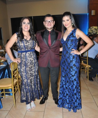 Lorena Funes, Daniel Martínez y Belinda Funes de Martínez