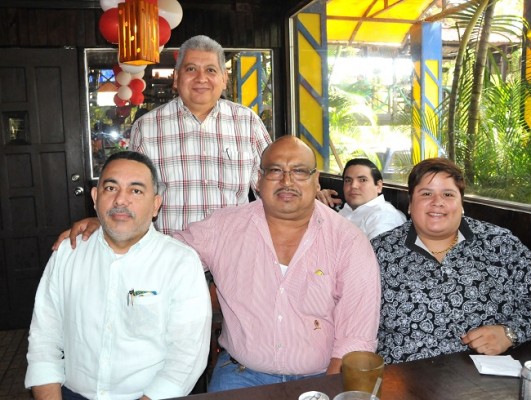 Marlon Gaitán, Andrés Velásquez, Julio Hernández y Celene Hernández