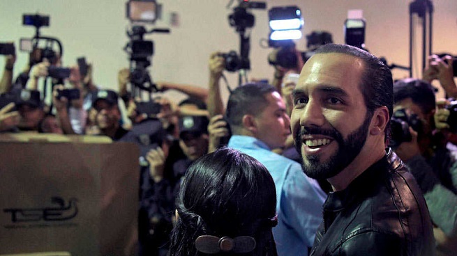 Nayib Bukele, virtual ganador de elecciones presidenciales en El Salvador