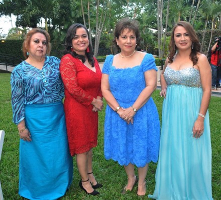 Nubia Alfaro, Lastenia Lanza, María Antonia Fuentes y Ana Reyes