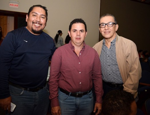 Román Murillo, Edwin Perdomo y Jorge Coto