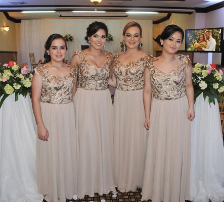 Sara Najarro, Sarahi Varela, Cindy Najarro y Stephanie Guerrero.