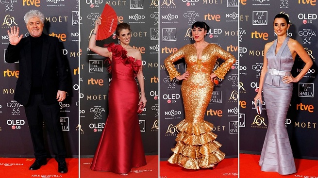 Glamour en la alfombra roja de los premios Goya 2019 (+fotos)