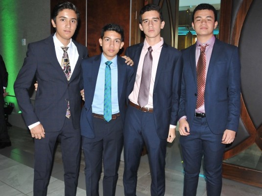 Alvaro Vijil, Emile Defago, Omar Barahona y Eduardo Murillo