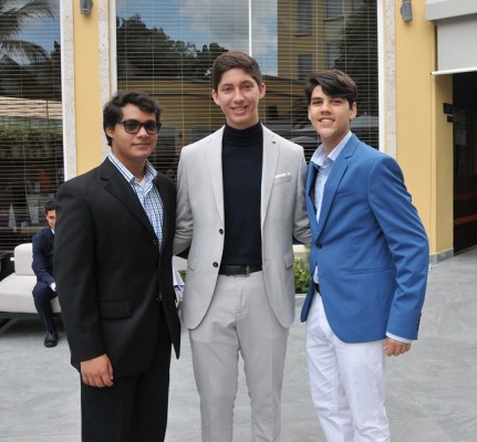 Carlos Rosales, Speer Larach y Gian Carlos Caraccioli