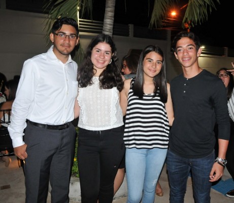 Cristian Gamboa, Luisa Aguilar, Montserrat Bodden y Manuel Serrano