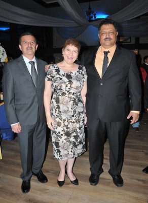 Geovanny Cruz, Karla Hidalgo y Gabriel Villars