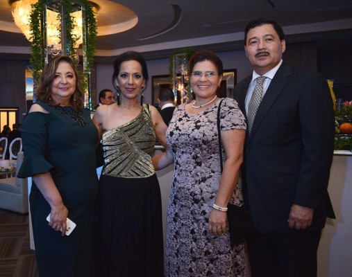 Idis Kafati, Lorette Kawas, Carmen y Lisandro Orellana