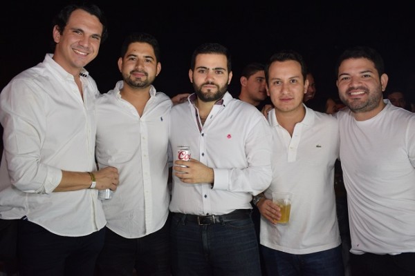 Jorge Handal, Héctor Bú, José Perdomo, Luis Irías y Kamal Dieck