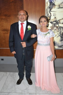 Los padres de la novia, Jorge Orlando Castro y Rosa Margarita Castro