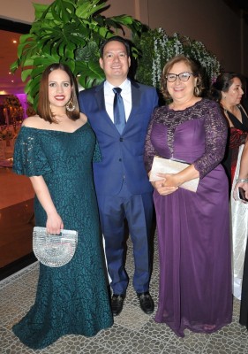 Michel Gaído, Jorge Ramos y Amanda de Gaído