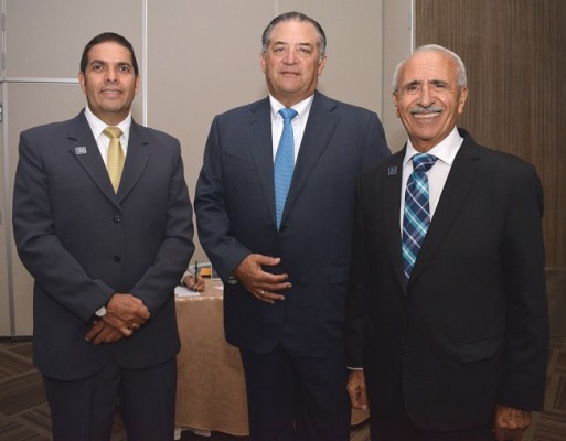 Sergio Guevara, Emilio Medina y Fouad Faraj