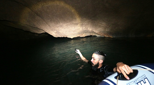 Cuevas de Susmay en Gualaco, un paraíso de agua cristalina
