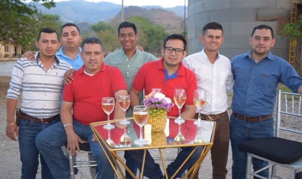 Francisco Bautista, Jonathan Pineda, Ricardo Contreras, Josué Hernández, Henry Lara, José Luis Peña y Bairon Romero