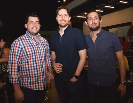 Gustavo Robelo, Daniel Kattán y Carlos Valdivieso.