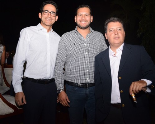 Mario Cerna, Carlos Munguía y Roberto Segura